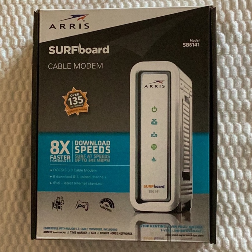 ARRIS SB6141 Surfboard Cable Modem